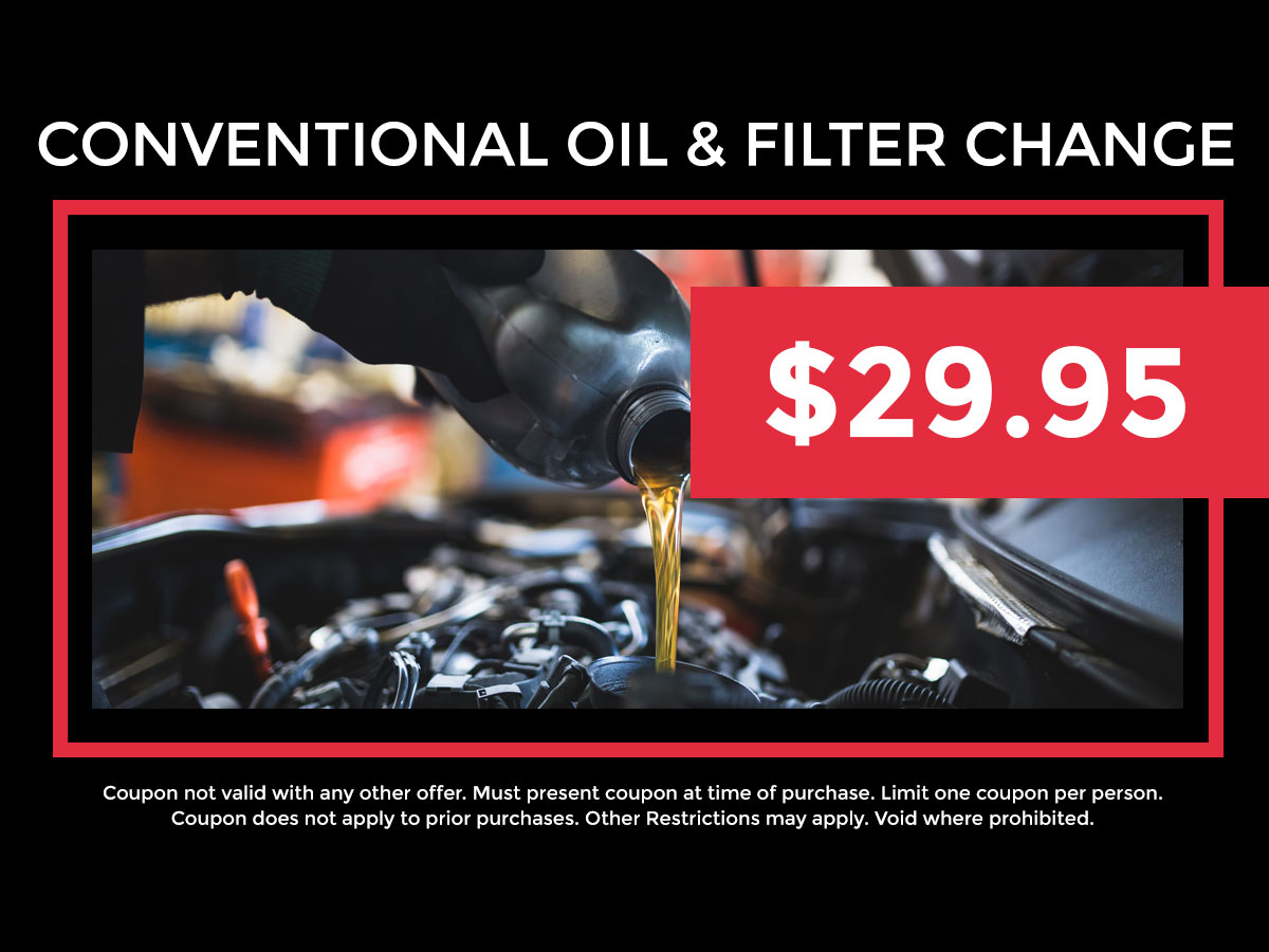 Conventional Oil & Filter Change Special